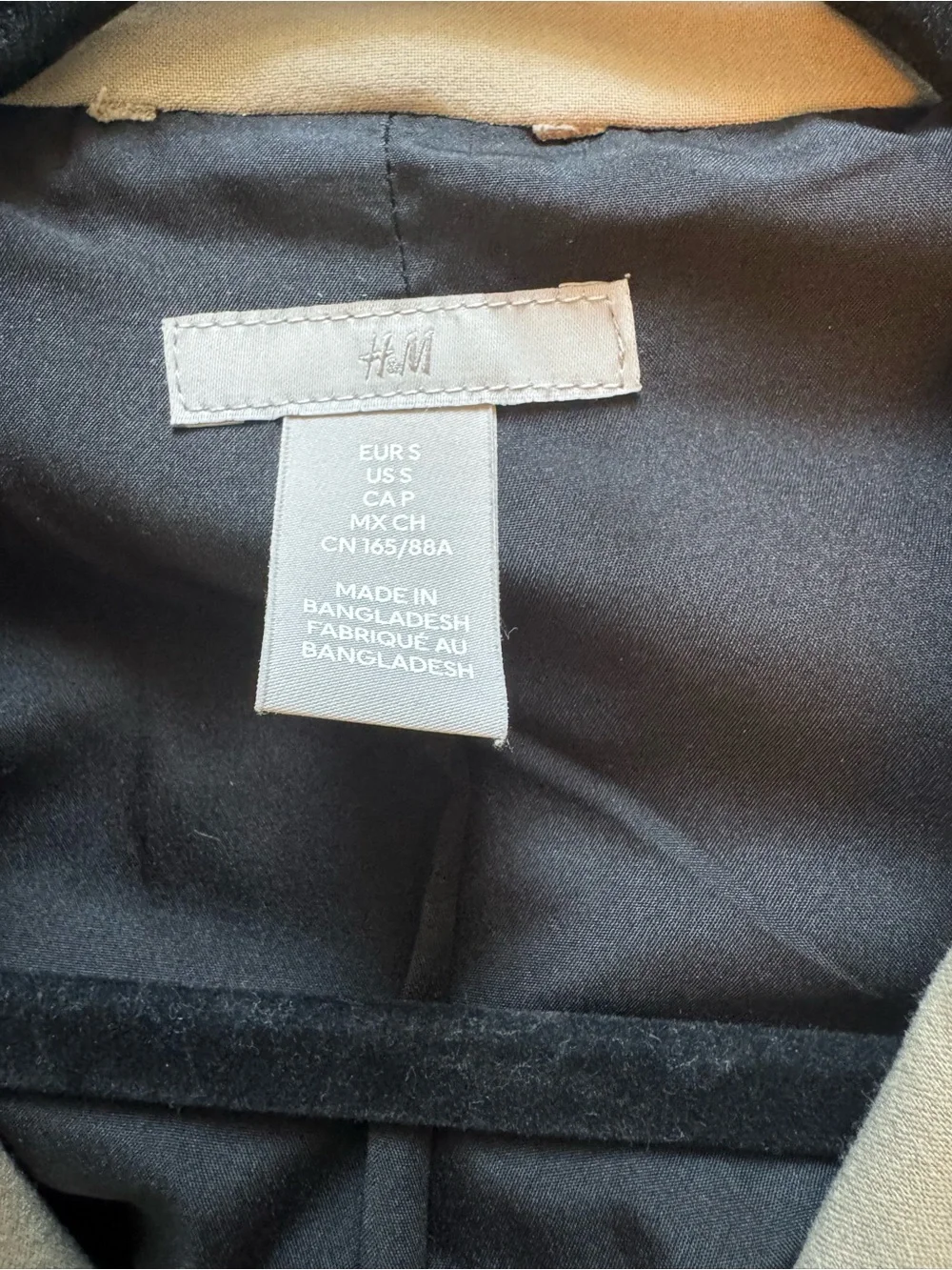 H&M Tailored Single-Button Blazer - Light Beige